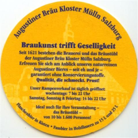 salzburg s-a augustiner 5b (rund215-hg gelb-braukunst-blaugelb)